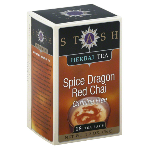 STASH TEA: Spice Dragon Red Chai Tea Caffeine Free 18 bag