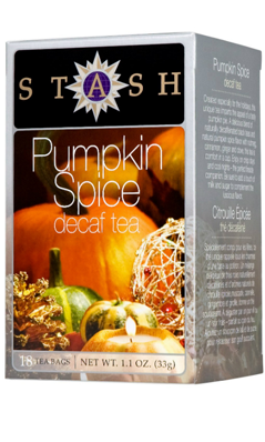 Stash Tea: Pumpkin Spice Decaf 18 ct