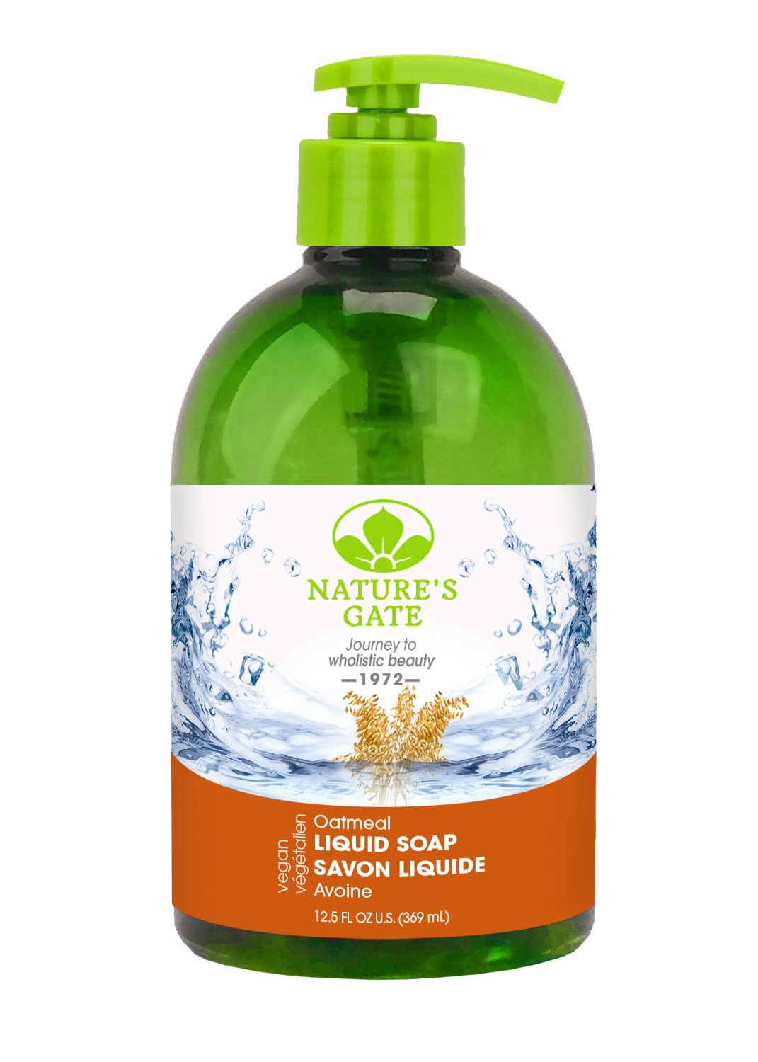NATURE'S GATE: Oatmeal Liquid Soap 12.5 fl oz