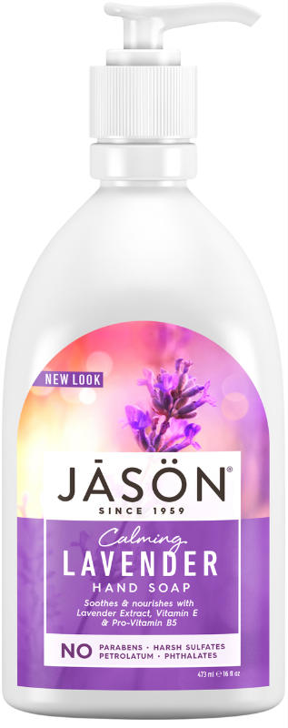JASON NATURAL PRODUCTS: Lavender Liquid Satin Soap 16 fl oz