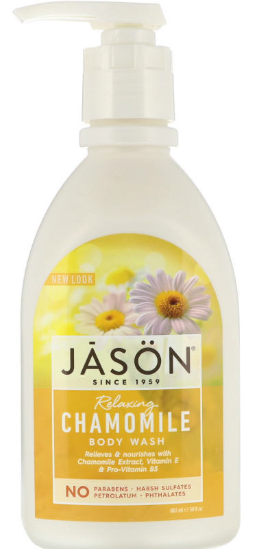 JASON NATURAL PRODUCTS: Chamomile and Comfrey Satin Body Wash 30 fl oz