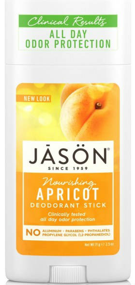 JASON NATURAL PRODUCTS: Deodorant Apricot With Vitamin E Stick 2.5 oz