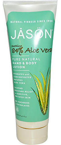 JASON NATURAL PRODUCTS: Hand  Body Lotion 84% Aloe Vera Gel 8 fl oz