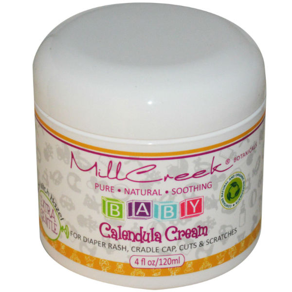 MILL CREEK BOTANICALS: Calendula Cream Baby 4 oz
