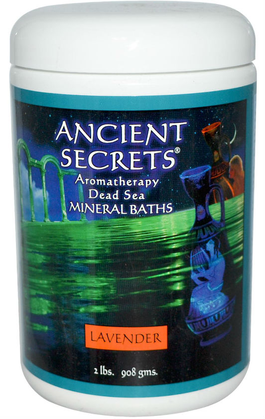 ANCIENT SECRETS: Dead Sea Bath Salts Lavender 1 lb