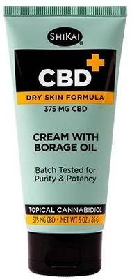 SHIKAI: Borage CBD Cream 3 OUNCE