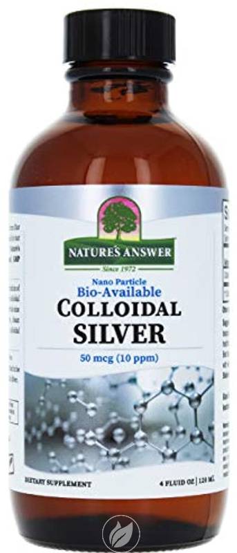NATURE'S ANSWER: Colloidal Silver Liquid 50 mcg 4 OUNCE