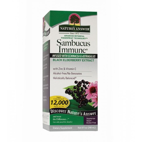 NATURE'S ANSWER: Sambucus Immune Support 8 oz