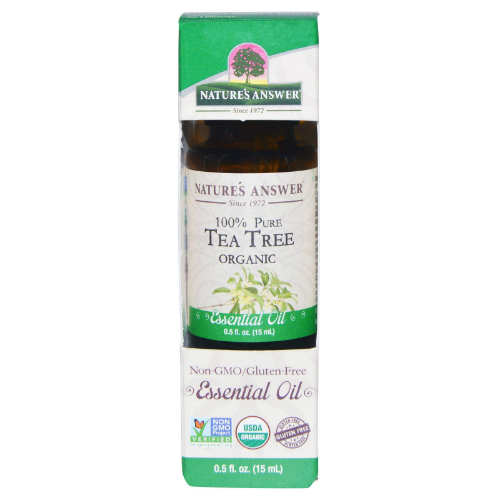 NATURE'S ANSWER: Essential Oil Organic Tea Tree 0.5 oz