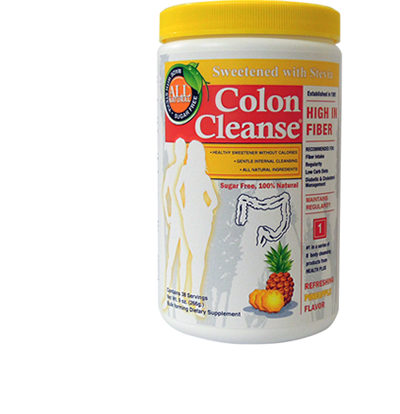 HEALTH PLUS: Colon Cleanse All Natural Sweetener Pineapple/Stevia Powder 9 oz