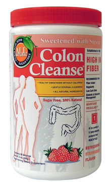 HEALTH PLUS: Colon Cleanse All Natural Sweetener Strawberry Stevia Powder 9 oz