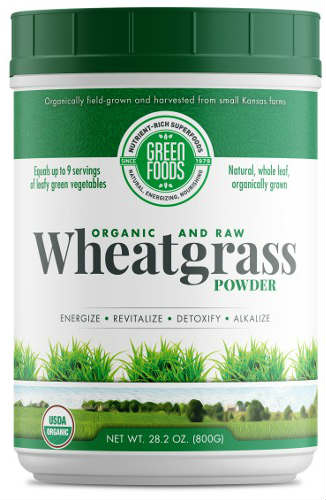 GREEN FOODS CORPORATION: Organic and Raw Wheat Grass Powder 28.2 oz