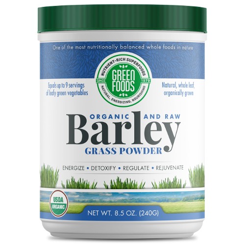 GREEN FOODS CORPORATION: Organic Barley Grass Whole Leaf 8.5 oz