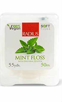 RADIUS: Floss Vegan Xylitol Mint 6 pc