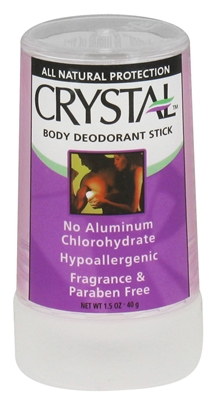 CRYSTAL BODY DEODORANT (French Transit): Crystal Body Deodorant Travel Stick 1.5 OZ