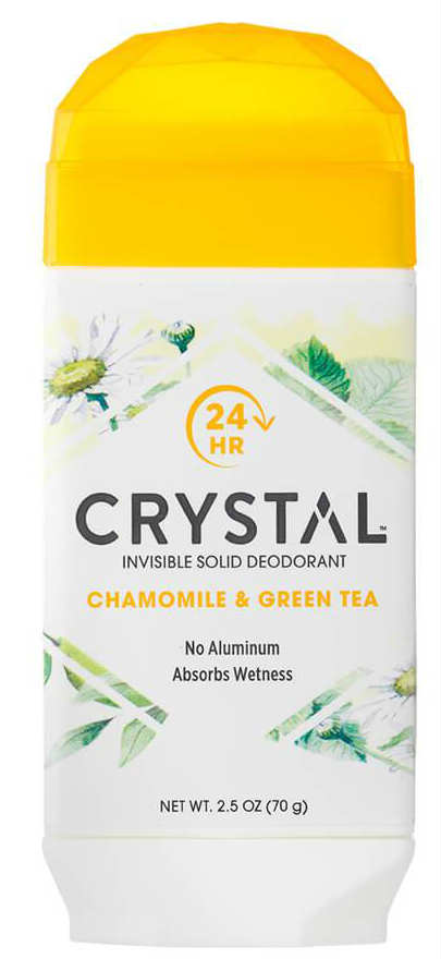 CRYSTAL: Crystal Deodorant Solid Stick Chamomile & Green Tea 2.5 oz