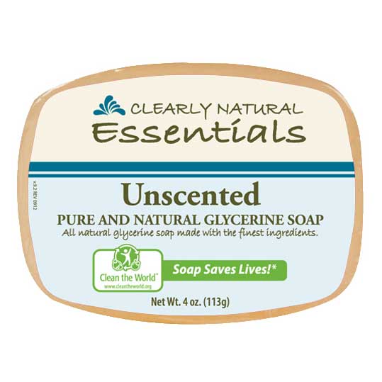 CLEARLY NATURAL: Clearly Natural Glycerine Bar Soaps Unscented Pack 3 bar