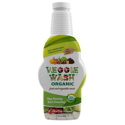 VEGGIE WASH: Organic Veggie Wash soaker Bottle 32 oz