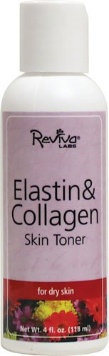 REVIVA: Elastin Collagen Skin Toner 4 fl oz