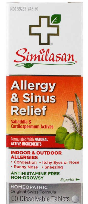 SIMILASAN: Allergy and Sinus Relief Tablets 60 tab