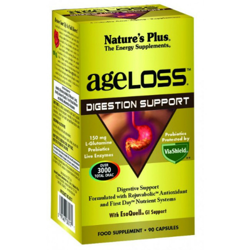 Natures Plus: AGELOSS DIGESTION SUPPORT VCAP 90