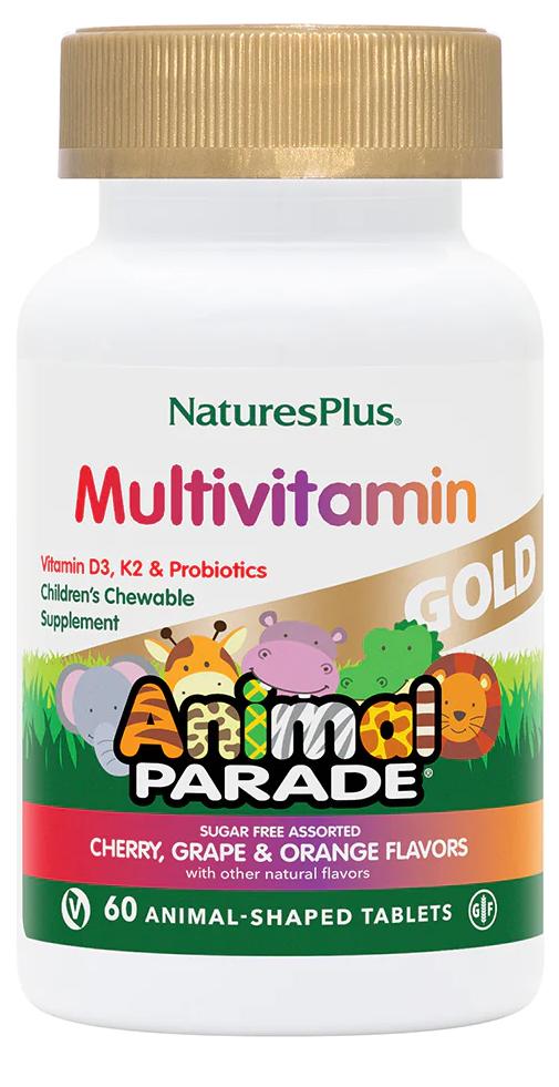 Natures Plus: ANIMAL PARADE GOLD ASSORTED 60 tabs
