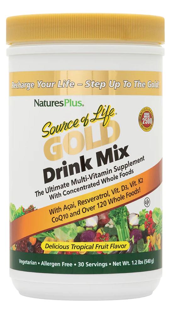 Natures Plus: Source Of Life Gold Drink Mix 1.2lb
