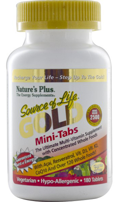 Natures Plus: SOURCE OF LIFE GOLD TABLETS 180