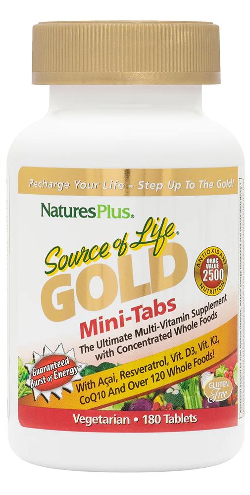 Natures Plus: Source of Life GOLD 180 Mini-tabs