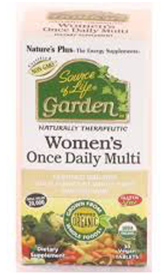 Natures Plus: Garden of Life Womens Once Daily Multi Tablet Vegan 30 tabs