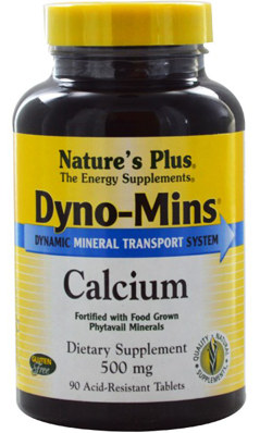 Natures Plus: DYNO-MINS CALCIUM 90 500MG 90 ct