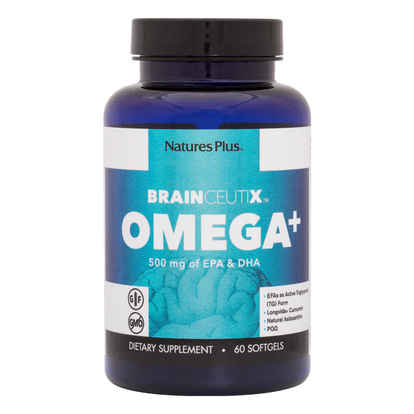Natures Plus: BrainCeutix Omega Plus 60 softgels