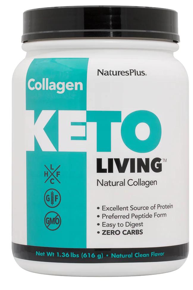 KetoLiving Natural Collagen Powder 1.36lb from Natures Plus