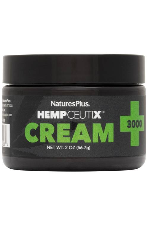 Natures Plus: HempCeutix Cream 3000mg (CBD) 2oz