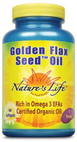 Natures Life: Flax Oil, Cold Pressed Vegetar 1000mg 90ct