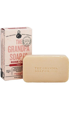 GRANDPA'S BRANDS: Rose Clay Bar Soap 4.25 oz