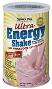 Natures Plus: Ultra Energy Strawberry Shake 3oz x 8 Packets