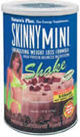 Natures Plus: Skinny Mini Shake Double Chocolate Fudge Crunch 3oz x 8 Packets