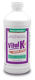 FUTUREBIOTICS: Vital K Plus With Ginseng Extra 16 oz