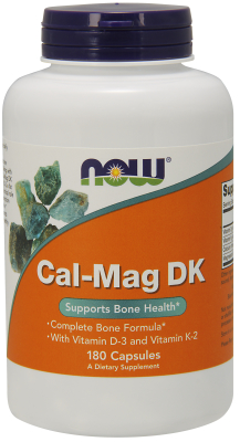 NOW: Calcium Magnesium DK 180 Capsules