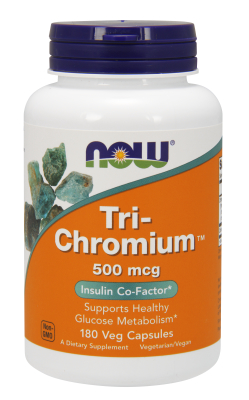 NOW: TRI-CHROMIUM(TM) 500MCG   CINNAMON 180 VCAPS