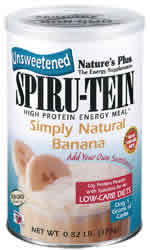 Natures Plus: Spirutein Simply Natural Banana 3OZ x 8 Packets