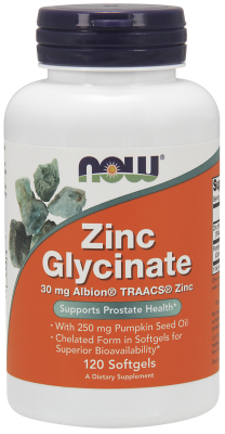 Zinc Glycinate Softgel, 120 Gels
