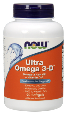 NOW: Ultra Omega 3-D 90 Gels
