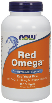 NOW: Red Omega 180 Gels