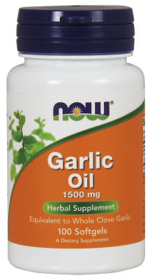 GARLIC OIL 1500mg  3X   100 SGELS 1 from NOW