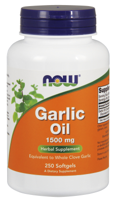 NOW: GARLIC OIL 1500mg  3X  250 SGELS 1