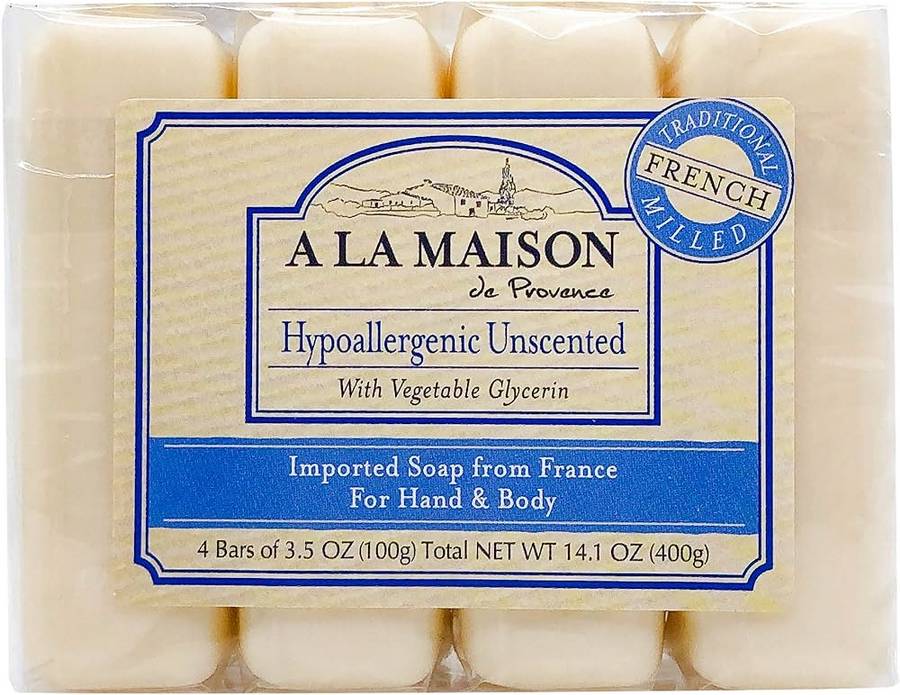 A LA MAISON: Bar Soap Value Pack Hypoallergenic Unscented 4 CT