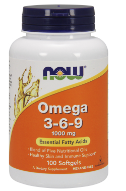 OMEGA 3-6-9 1000MG  100 SGELS 1 from NOW