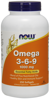 OMEGA 3-6-9 1000MG  250 SGELS 1 from NOW